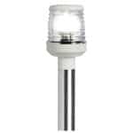 Fanale ammovibile bianco 60cm per imbarcazioni, con struttura resistente e design funzionale.