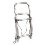 Escalera articulada de aluminio para neumáticos con 3 peldaños.