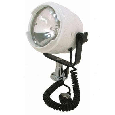 Faro alogeno su staffa orientabile White Eye 100W 12v  – codice: 2121014 – Motomarine